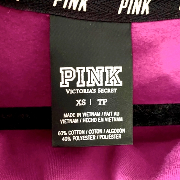 Victoria's Secret PINK Bling Sequin Cowl Neck Pullover Sweatshirt Extra Small - Picture 8 of 8